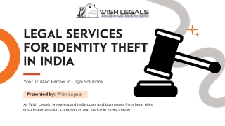 Legal Services for Identity Theft in India – Wish Legals