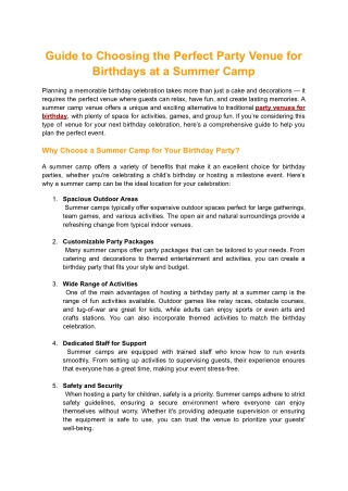 Find the Perfect Party Venue for Your Birthday Celebration | Book Today!