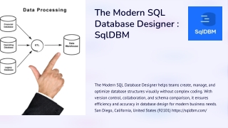 SqlDBM The Modern SQL Database Designer : SqlDBM
