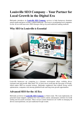 Louisville SEO Company