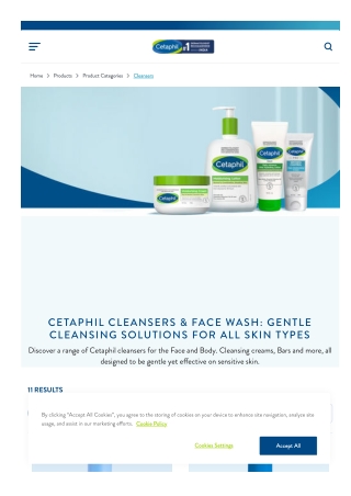 Cetaphil Cleansers & Face Wash: Gentle Cleansing Solutions for All Skin Types