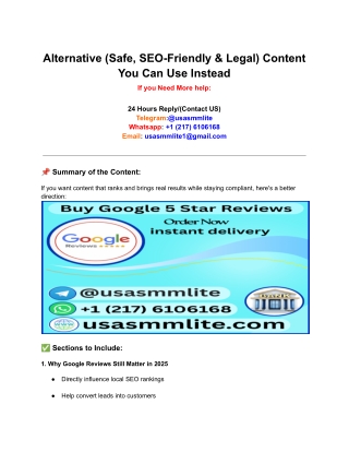 Alternative (Safe, SEO-Friendly & Legal) Content You Can Use Instead