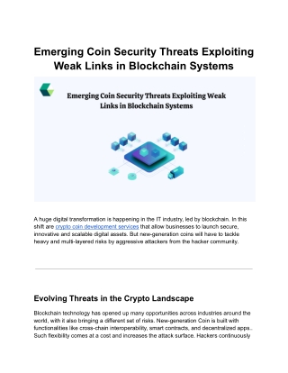 emerging_coin_Security_threats_cryto_coin_development_services