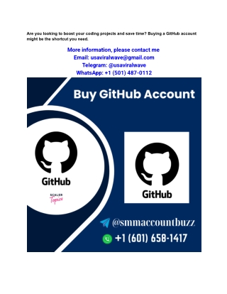 Why People Buy GitHub Accounts (And Why You Should Be Careful)