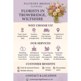 Florists Trowbridge Wiltshire | Pulteney Bridge Flowers