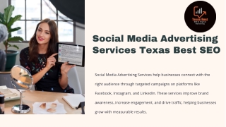 Social Media Advertising Services Texas Best SEO.pdf