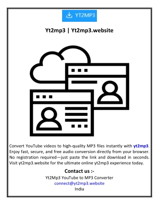 Yt2mp3  Yt2mp3.website