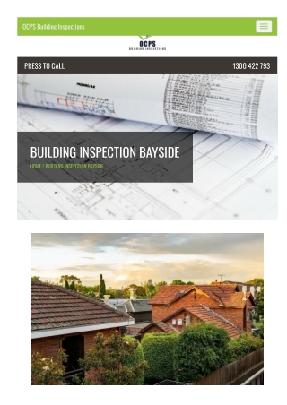 Building Inspection Bayside