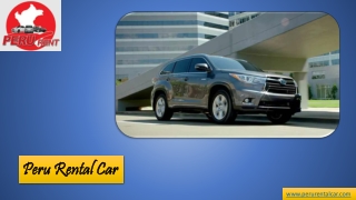 Peru Rental Car