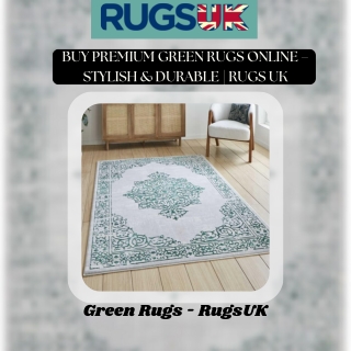 Green Rugs UK | Fresh, Stylish & Modern Rugs for Every Room