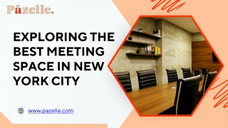 Exploring the Best Meeting Space in New York City