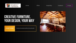 Creative Furniture. Your Design, Your Way
