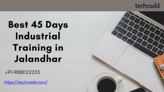 Best 45 Days Industrial Training  in Jalandhar, Punjab