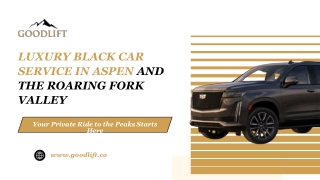 Luxury Event Transportation Service in Aspen