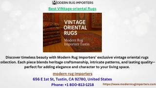 vintage oriental rugs