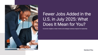 Fewer Jobs Added in the US Nexttechplus