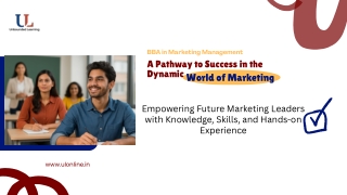 Unlock Your Marketing Career with a BBA in Marketing Management