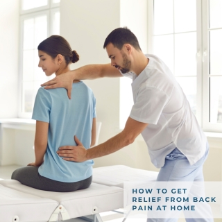 How to get relief from back pain at home
