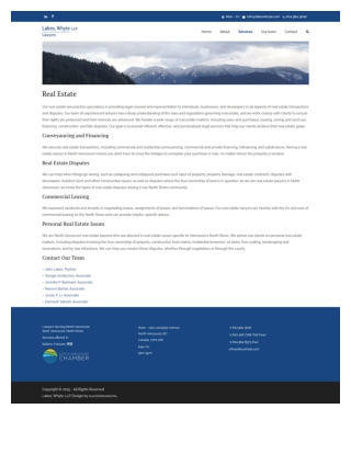 Professionals Real Estate Lawyers in North Vancouver