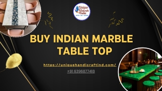 Buy Indian Marble Table Top
