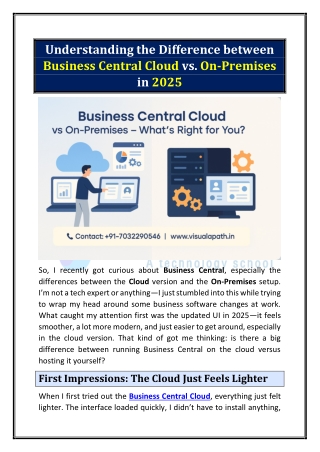 Dynamics 365 Business Central Course | Training in India