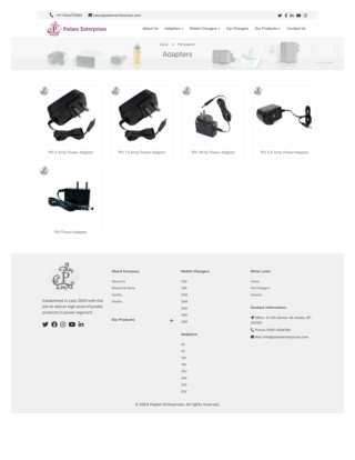 19V Power Adapter Manufacturers | Padam Enterprises