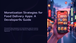 Top Monetization Strategies for Food Delivery App Developers