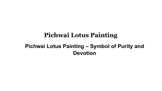 Pichwai Lotus Painting – Symbol of Purity and Devotion
