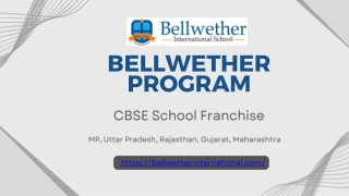 Best Preschool Franchise India | Franchise Schools in India – Bellwether