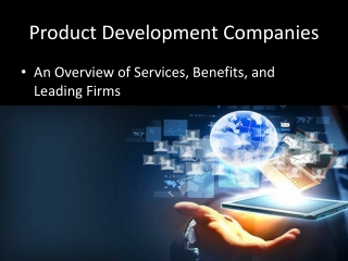 Product Development Firms: Building the Future