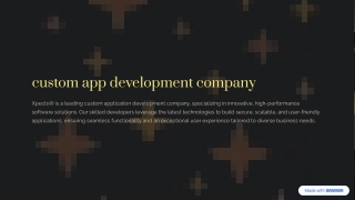 custom app development company