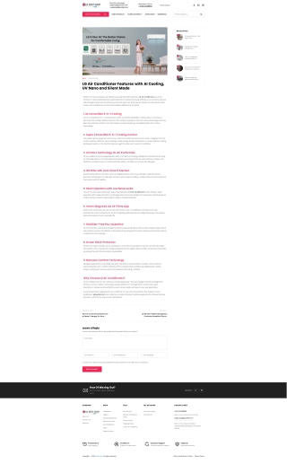 LG Air Conditioner Features for Smarter Cooling  LGbyUnilet
