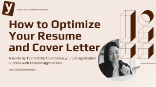 Yotru 4 - Guide to Optimize Your Resume and Cover Letter