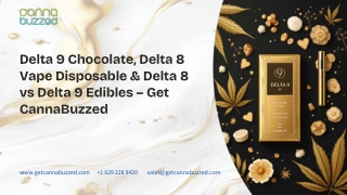 Delta 9 Chocolate Delta 8 Vape Disposable & Delta 8 vs Delta 9 Edibles – Get CannaBuzzed