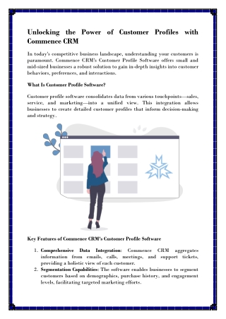 Advanced Customer Profiling for SMB Success