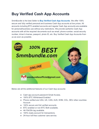 A Factual Deep-Dive into 2025 Verified Cash app Accounts (Personal, Business, 2fa)