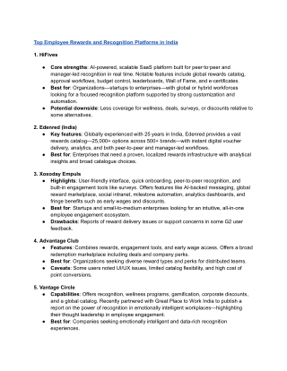 Top Employee Rewards and Recognition Platform: Empowering Employee Engagement