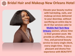 Bridal Hair and Makeup New Orleans Hotel