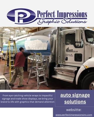 Professional Auto Signage Solutions for Businesses | Perfect Impressions