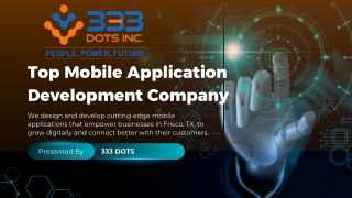 Top Mobile Application Development Company Frisco Tx