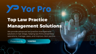 Top Law Practice Management Solutions in San Diego