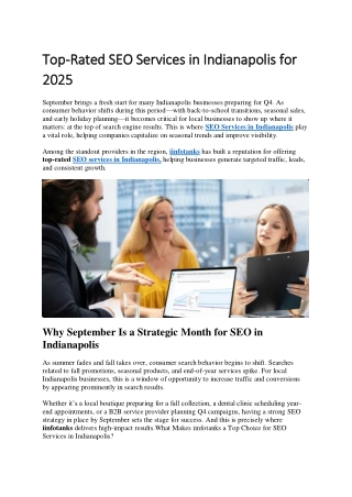 SEO Services in Indianapolis