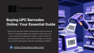 Buying UPC Barcodes Online Your Essential Guide