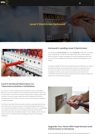 Level 2 Electrician Earlwood