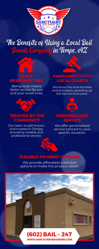 The Benefits of Using a Local Bail Bonds company in Tempe, AZ