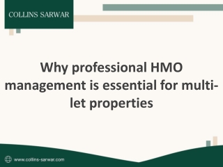 Why professional HMO management is essential for multi-let properties