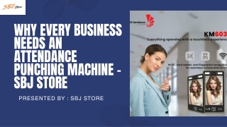 Why Every Business Needs an Attendance Punching Machine