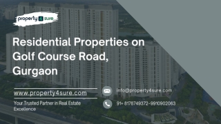 Luxury Residential Properties for Sale on Golf Course Road, Gurugram | Property4Sure