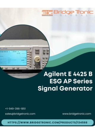 Agilent E 4425 B ESG AP Series Signal Generator