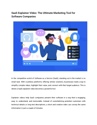 SaaS Explainer Video_ The Ultimate Marketing Tool for Software Companies